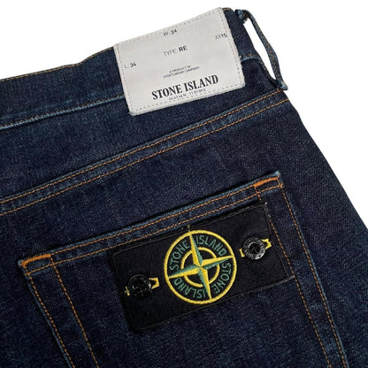 Stone Island AW 2012 Navy Blue RE Fit Denim Jeans