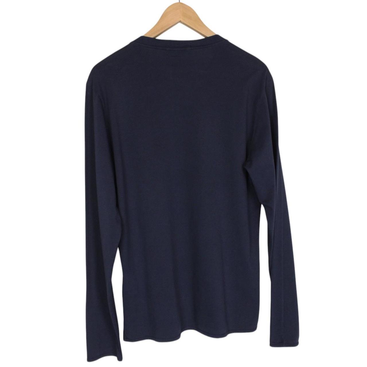 Stone Island AW 2016 Navy Blue Long Sleeve Compass T-Shirt