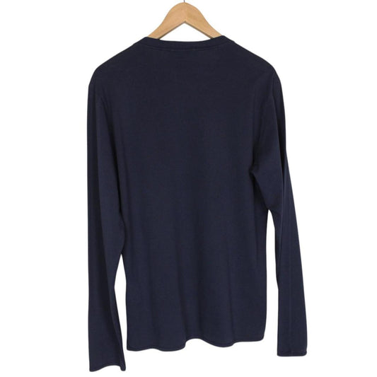 Stone Island AW 2016 Navy Blue Long Sleeve Compass T-Shirt