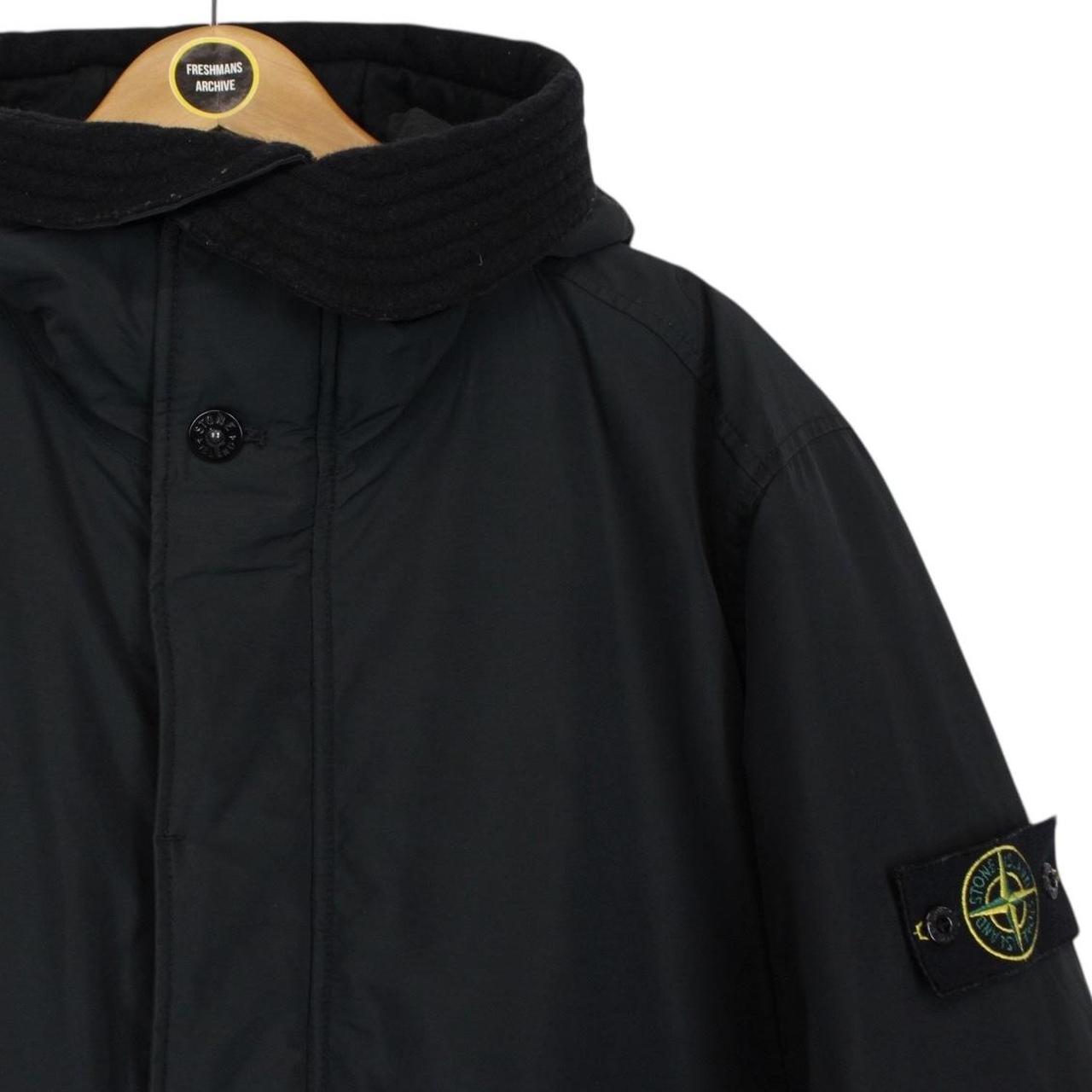 Stone Island AW 2017 Navy Blue Micro Reps Primaloft Hooded Jacket