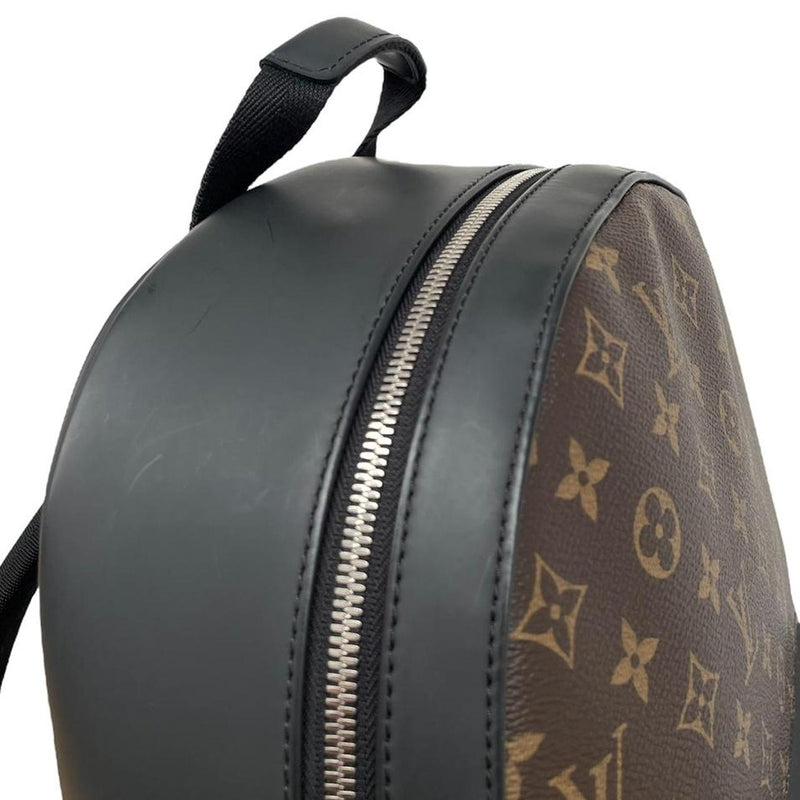 Louis Vuitton 2016 Brown and Black Monogram Coated Canvas Josh Backpack