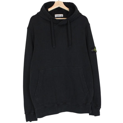 Stone Island AW 2020 Black Cotton Hoodie Jumper
