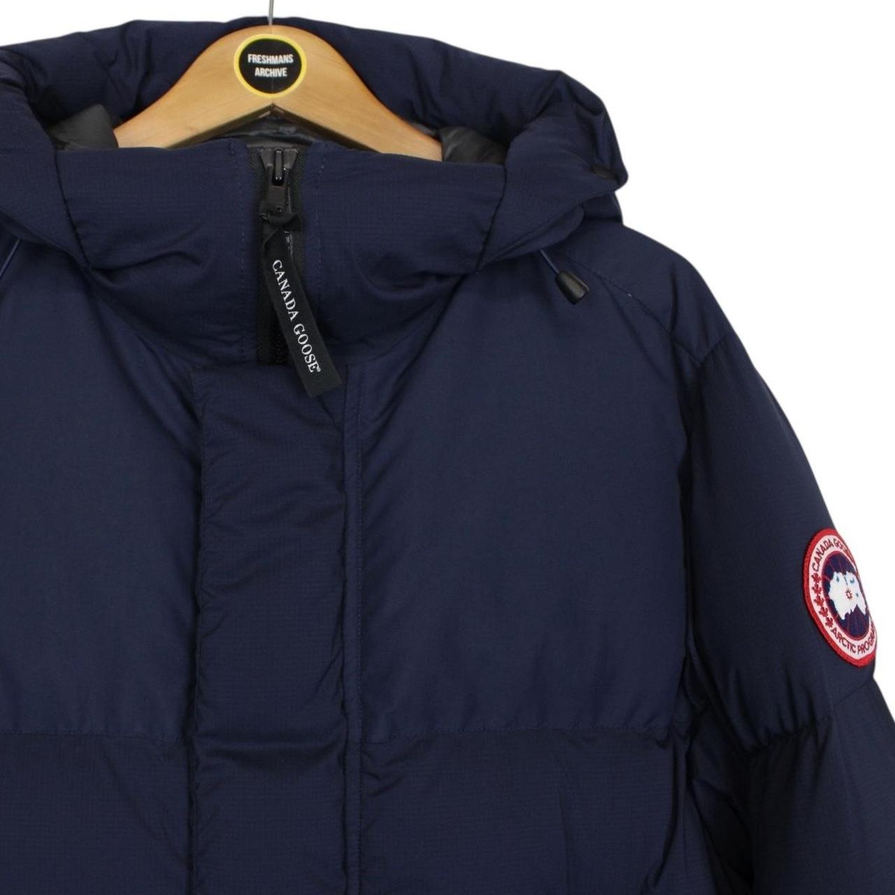 Canada Goose Navy Blue Full Zip Armstrong Parka Down Coat