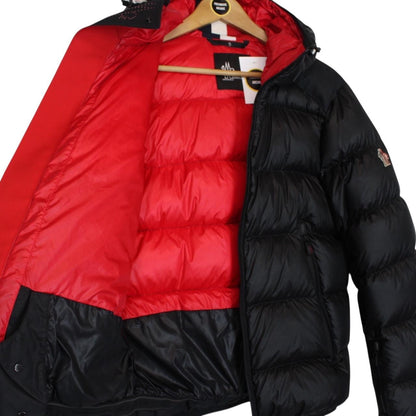 Moncler Grenoble Hintertux Black Full Zip Down Hooded Jacket