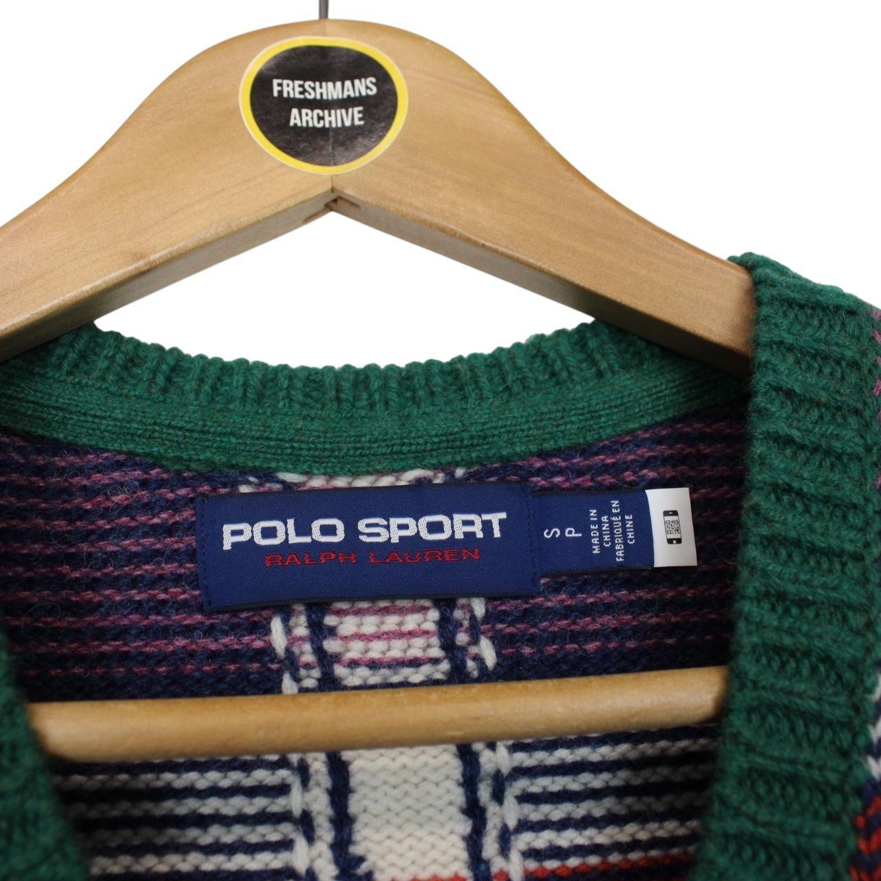 Polo Sport Ralph Lauren Multicoloured Plaid Wool Knit Sweater Vest