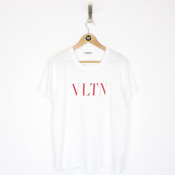 Valentino VLTN Logo Print T-Shirt Small – Freshmans Archive