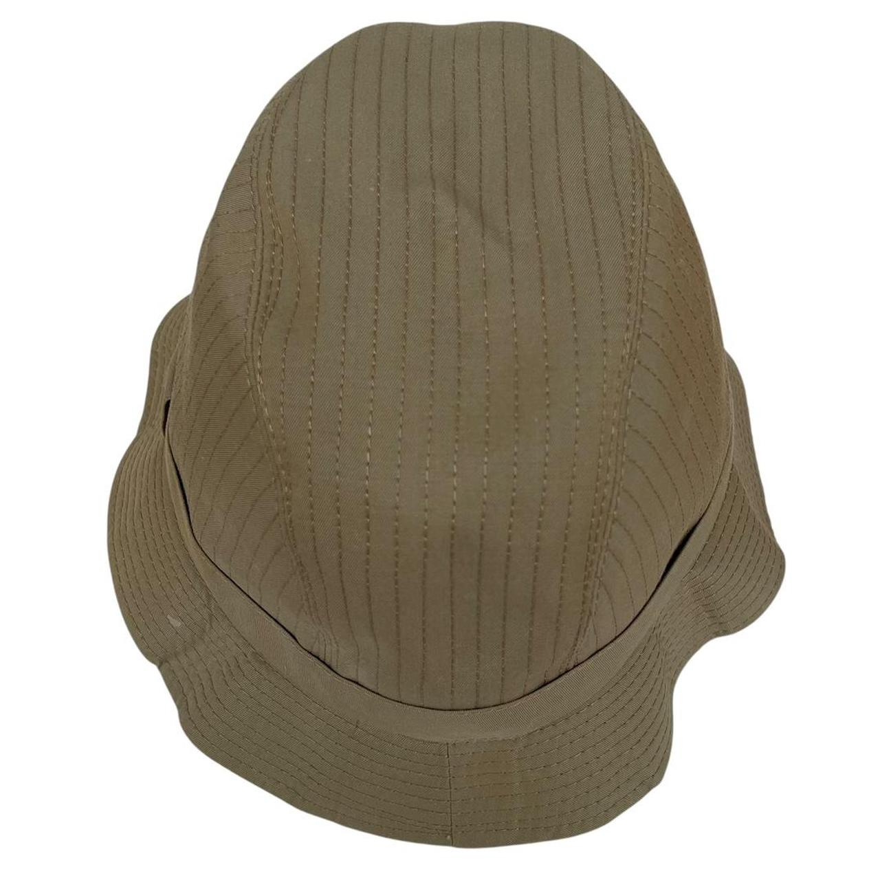 Vintage 80s Burberry Khaki Green Nova Check Cotton Bucket Hat