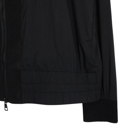 Moncler Black Full Zip Nylon Lightweight Jacket