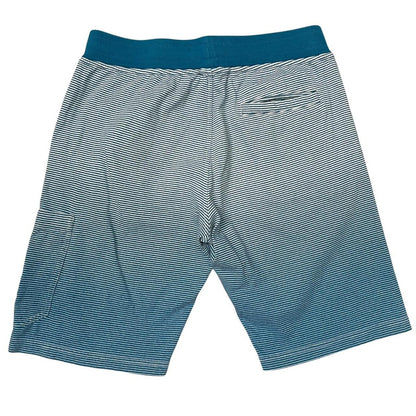 Stone Island SS 2019 Blue and White Striped Cotton Jogger Shorts