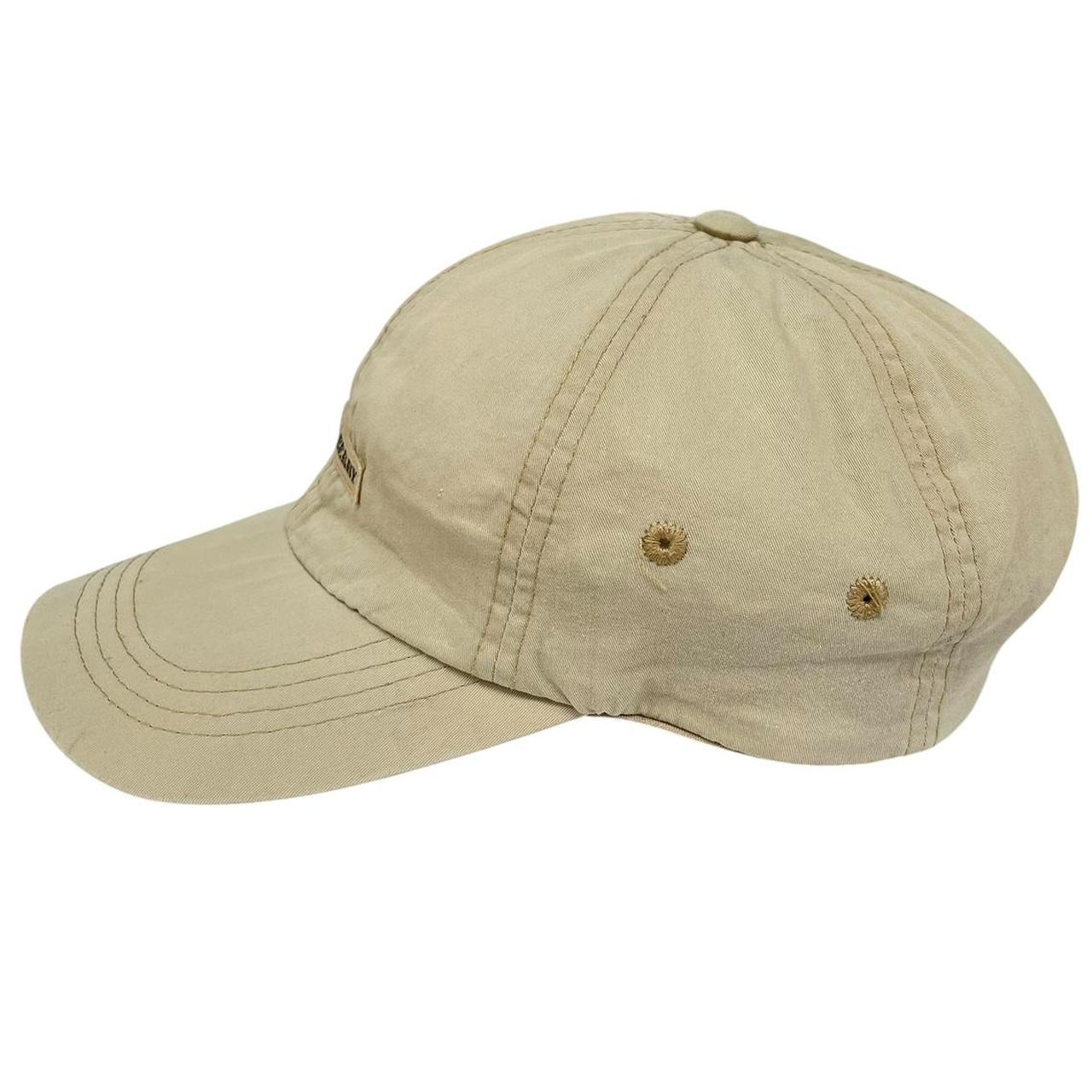 Vintage Burberry Golf Beige Nova Check Baseball Cap