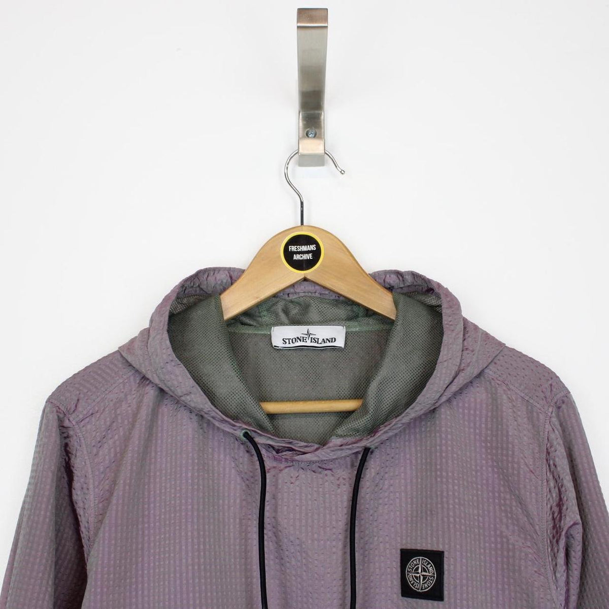 Stone Island AW 2020 Poly Frame TC Nylon Pullover Jacket Small 