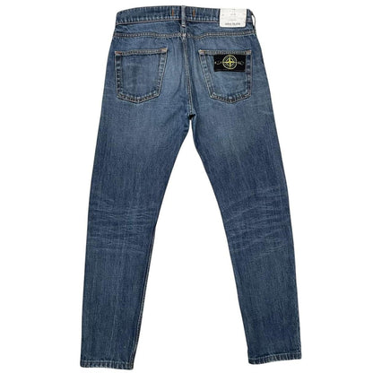 Stone Island AW 2015 Blue Slim Fit Denim Jeans