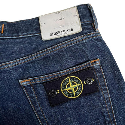 Stone Island SS 2013 Navy Blue RE-T Fit Denim Jeans