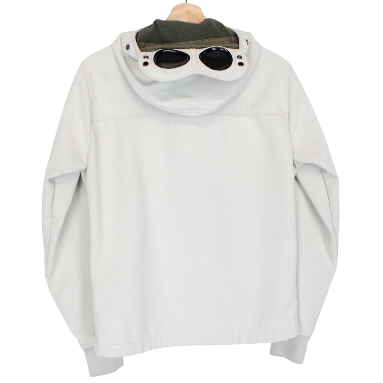 CP Company Grey Full Zip Soft Shell Goggle Jacket