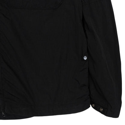 CP Company Black Full Zip Chrome-R Nylon Garment Dyed Goggle Jacket