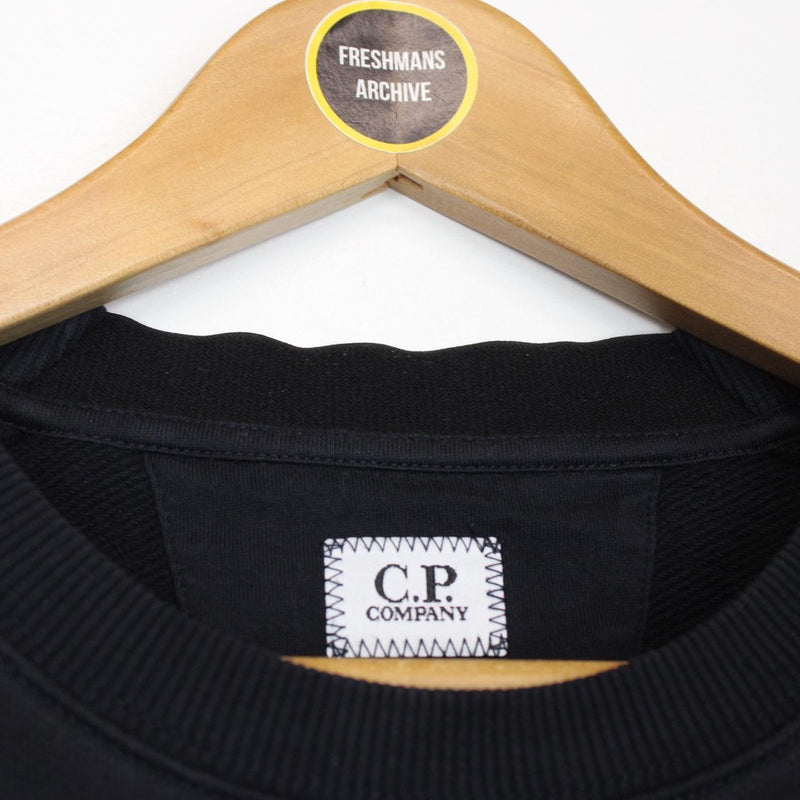 CP Company Navy Blue Lens Sweatshirt Jumper