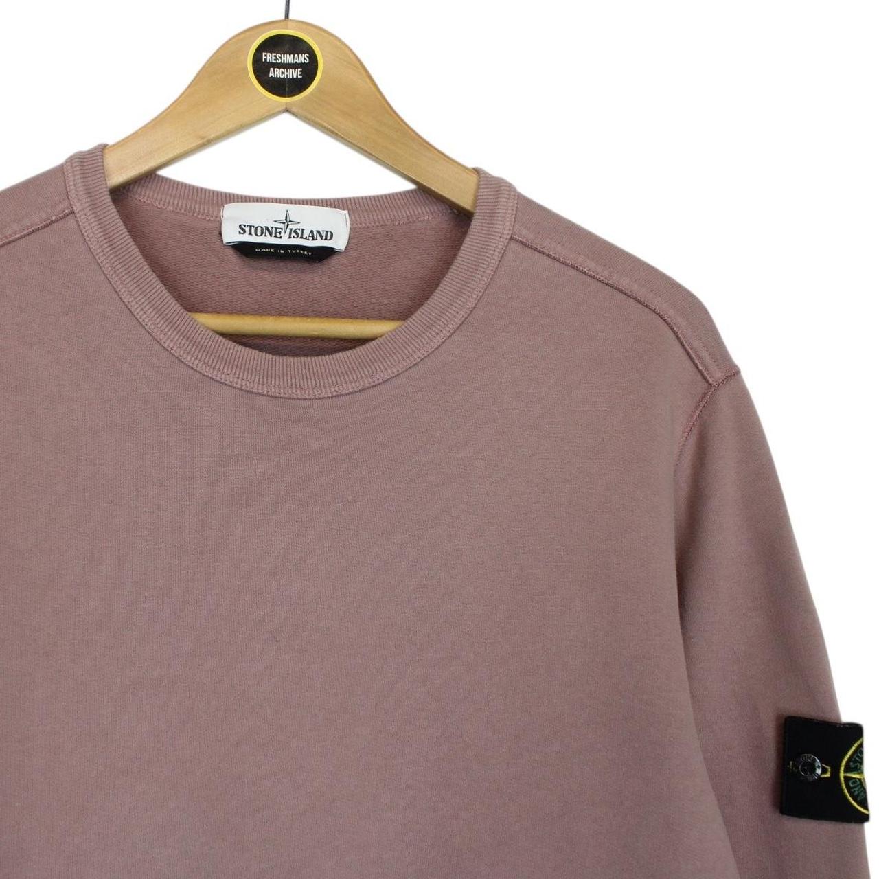 Stone Island AW 2018 Mauve Cotton Sweatshirt Jumper