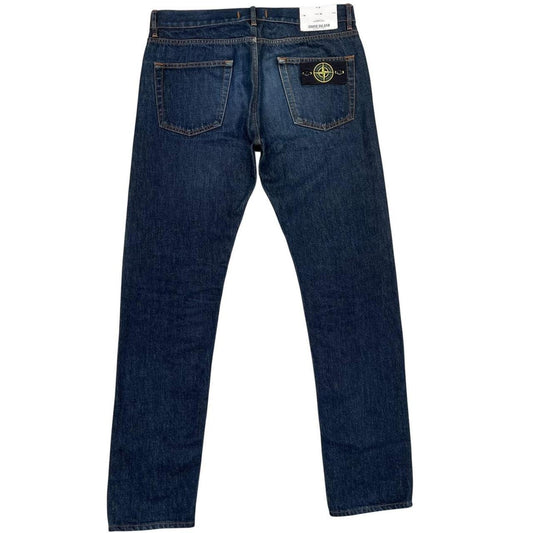Stone Island AW 2018 Navy Blue Slim Fit Denim Jeans
