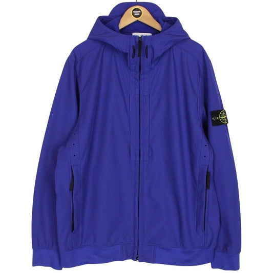 Stone Island AW 2023 Blue Soft Shell-R E