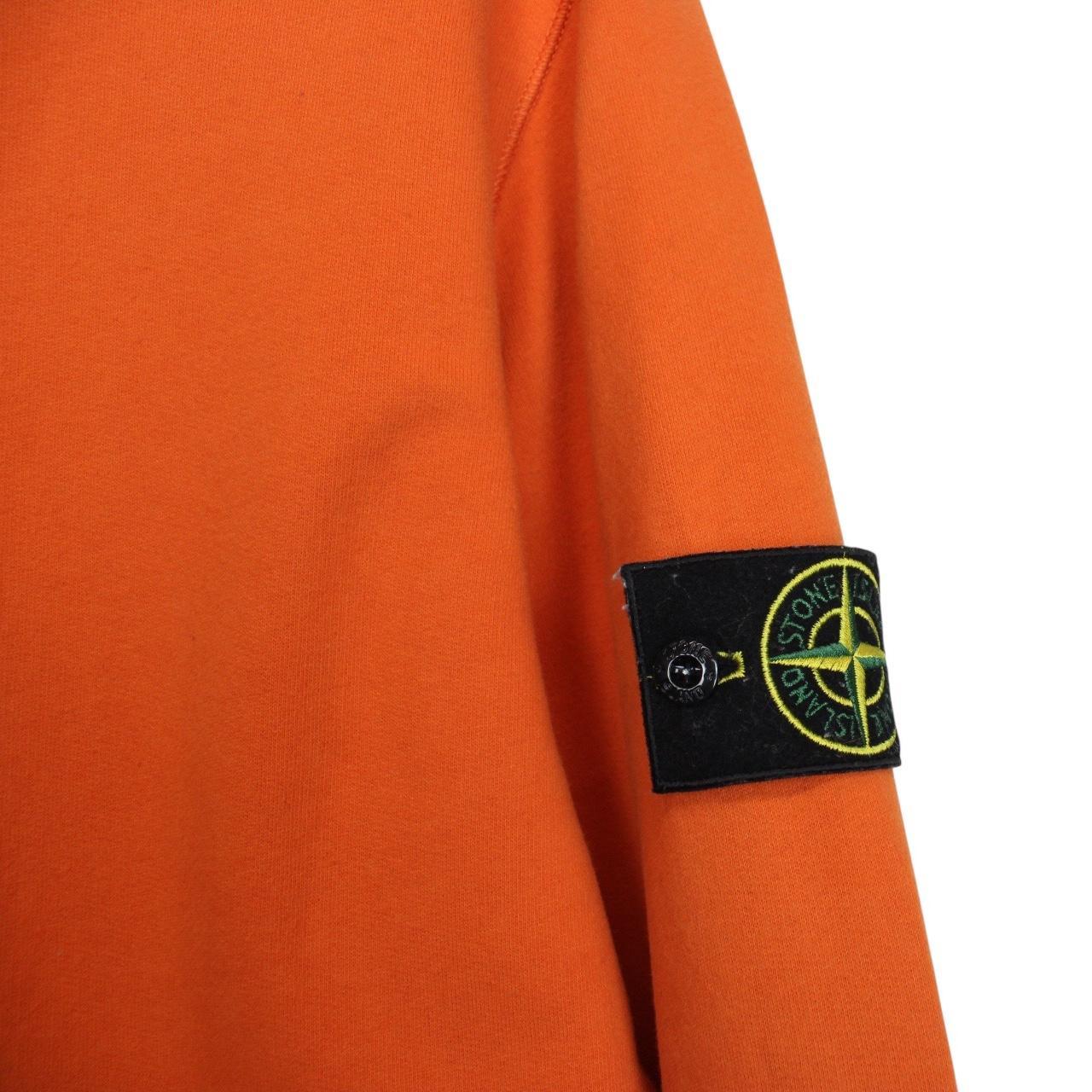 Stone Island AW 2019 Orange Cotton Sweatshirt Jumper