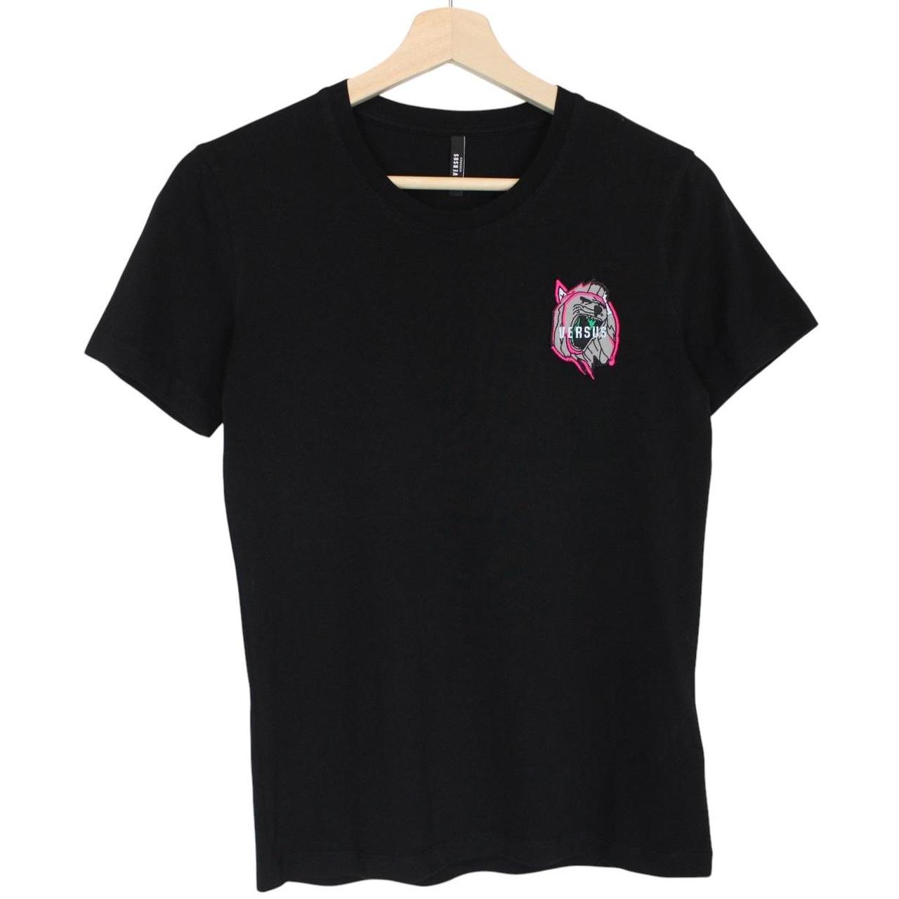 Versus Versace Black Short Sleeve Cotton T-Shirt