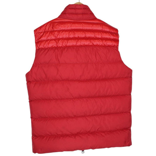 Moncler Red Down Dupress Gilet / Bodywarmer Jacket