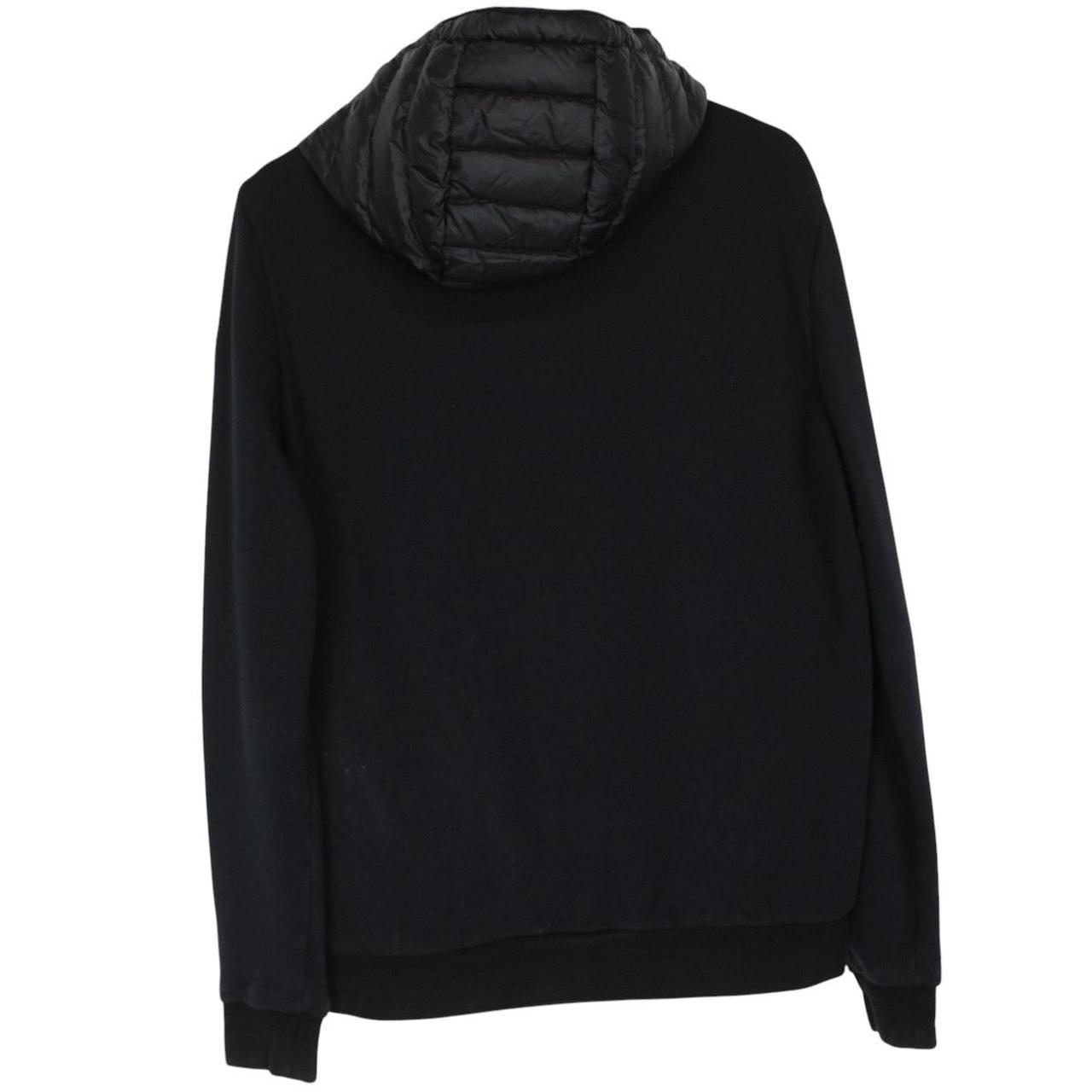 Moncler Black Full Zip Down Maglia Cardigan Jacket