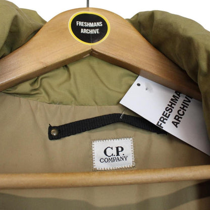 Vintage CP Company AW 2001 Tan Brown Nylon Piuma Doca Down Gilet