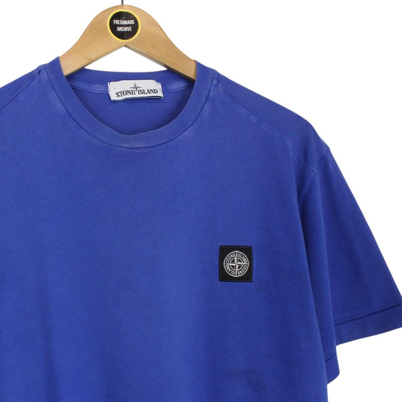 Stone Island AW 2016 Blue Short Sleeve Compass T-Shirt