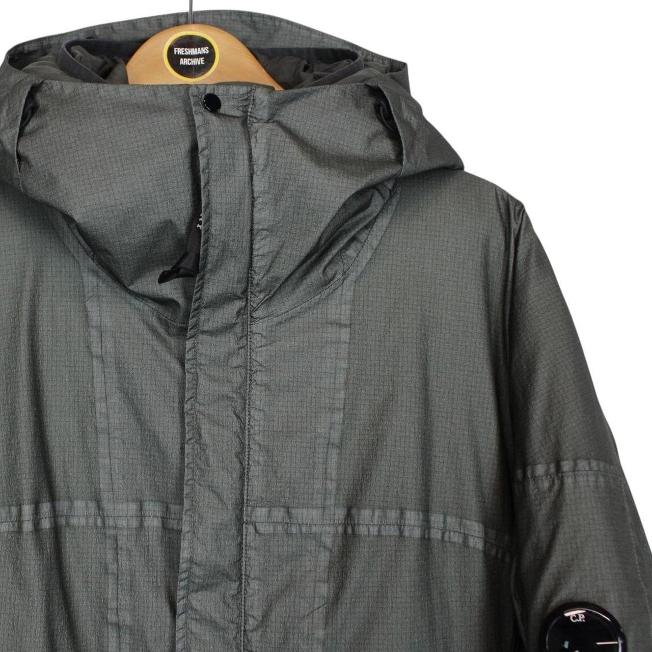 CP Company Khaki Green Goretex Infinium G-Type Hooded Down Lens Jacket