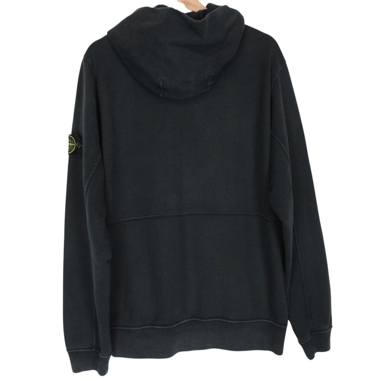 Stone Island SS 2016 Black Cotton Full Zip Hoodie Jumper