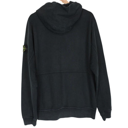 Stone Island SS 2016 Black Cotton Full Zip Hoodie Jumper
