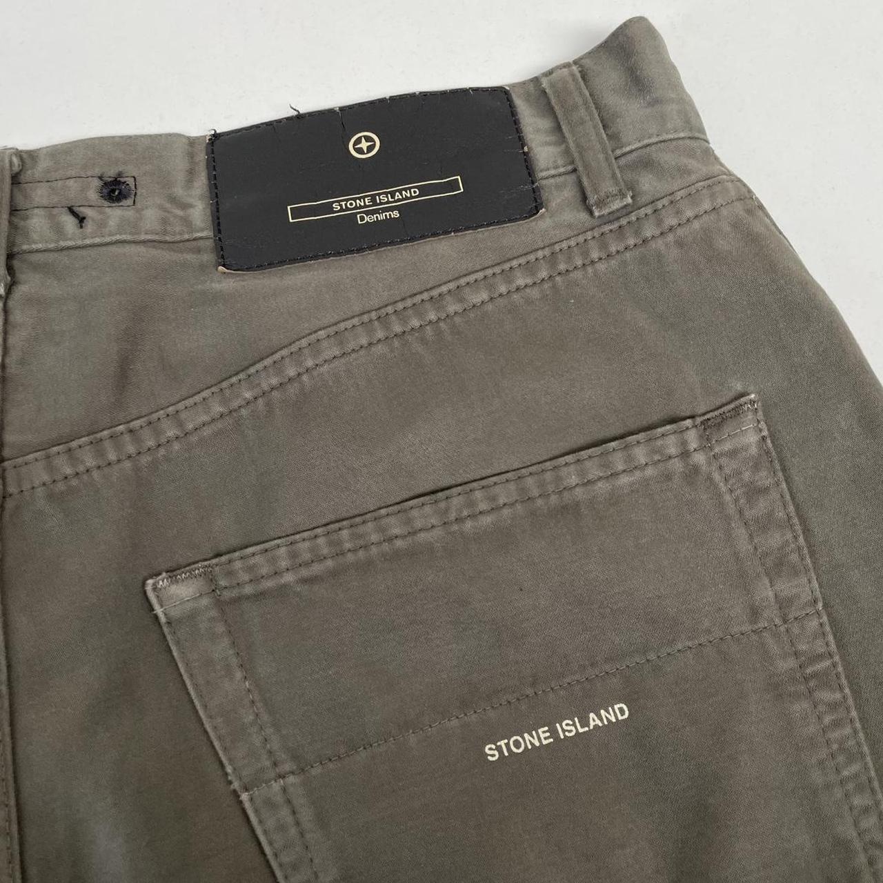 Vintage Stone Island Denims AW 2005 Khaki Green Cotton Trousers