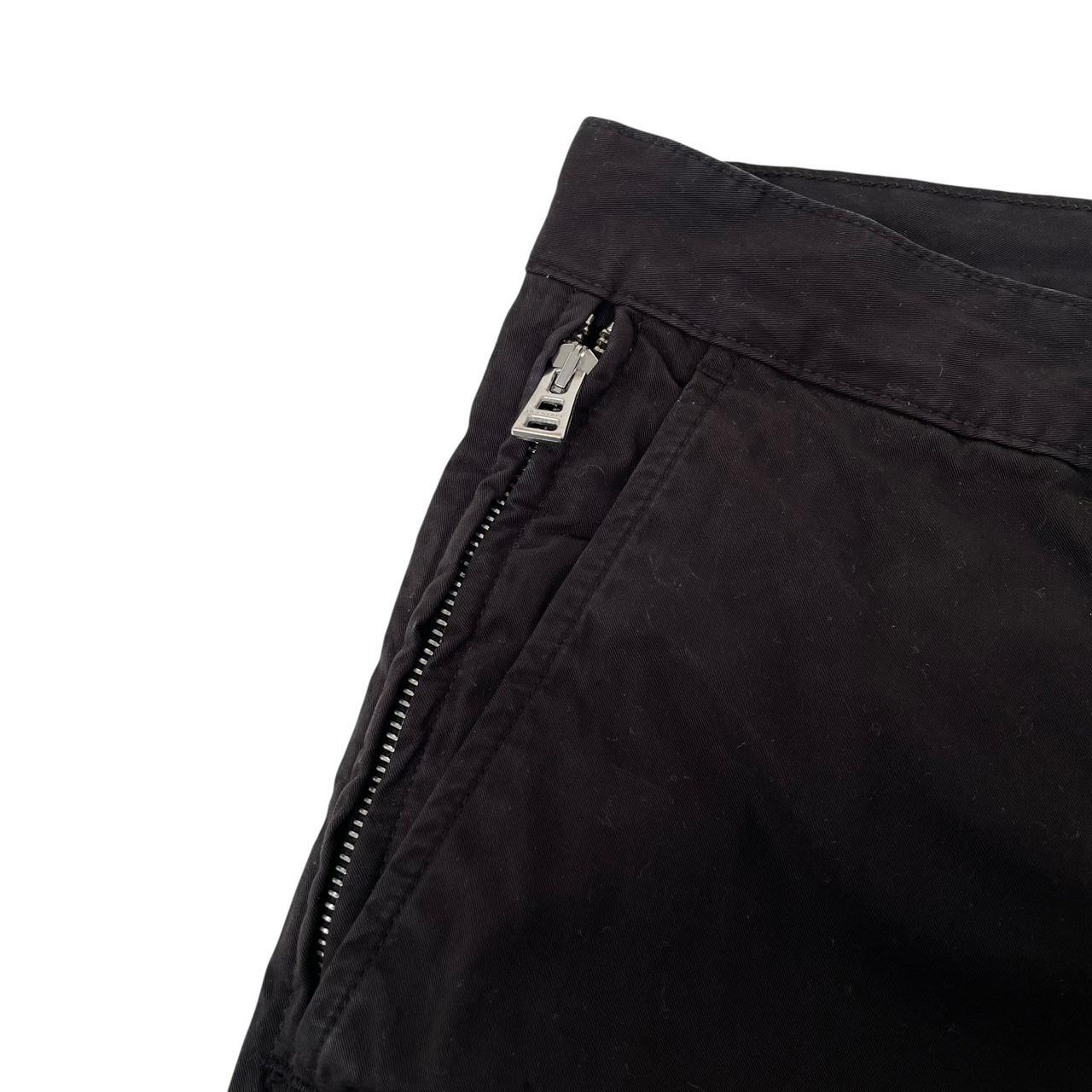 Belstaff Black Straight Leg Fit Cotton Trousers