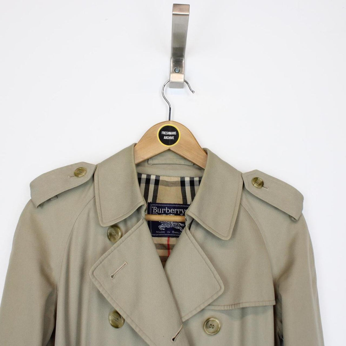 Vintage 90s Burberry Trench Coat Medium – Freshmans Archive