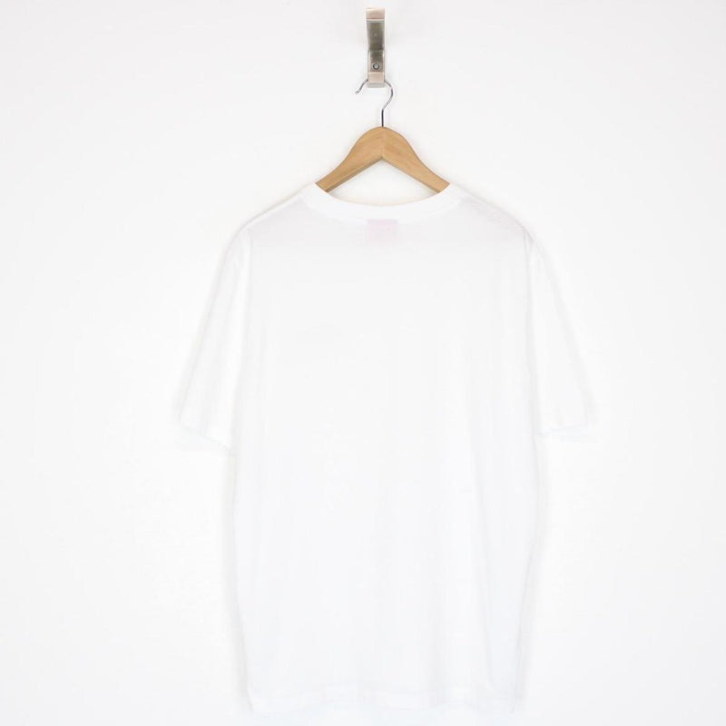 Hugo Boss White Drando Short Sleeve Cotton T-Shirt