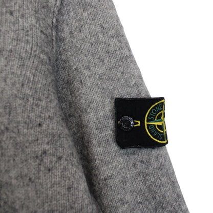 Stone Island AW 2011 Grey Wool Knit Cardigan Jumper