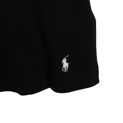 Polo Ralph Lauren black and white pocket t-shirt with logo print and cotton material.