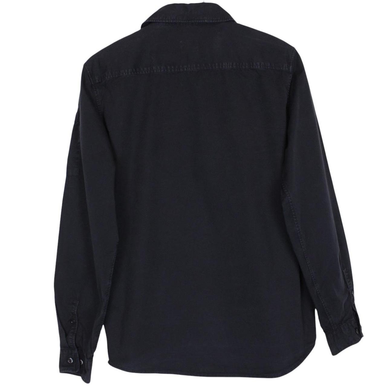 CP Company Navy Blue Full Zip Lens Overshirt Jacket