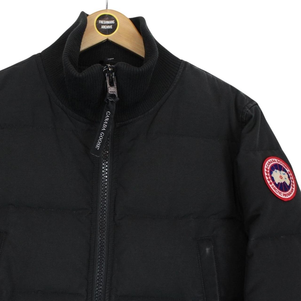 Canada Goose Black Woolford Full Zip Down Jacket