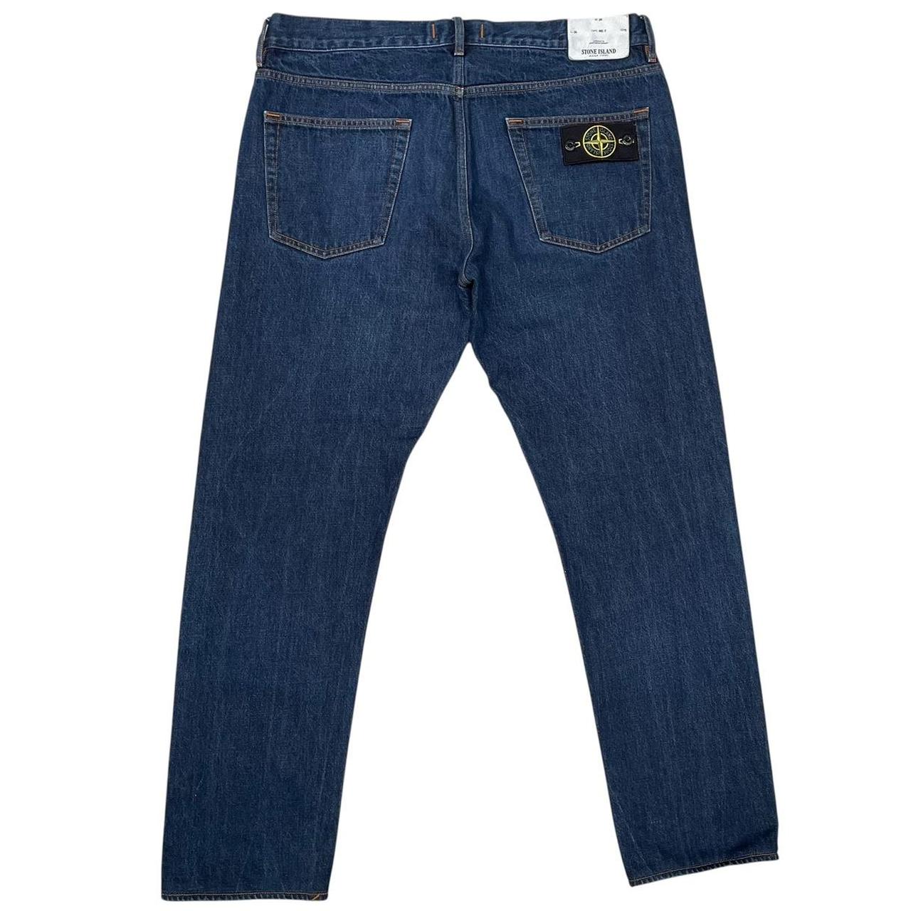 Stone Island SS 2017 Navy Blue RE-T Fit Denim Jeans