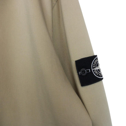 Stone Island Beige Full Zip Cotton Jacket