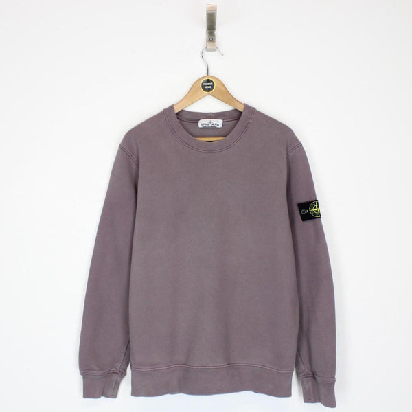 Stone Island AW 2020 Mauve Cotton Sweatshirt Jumper