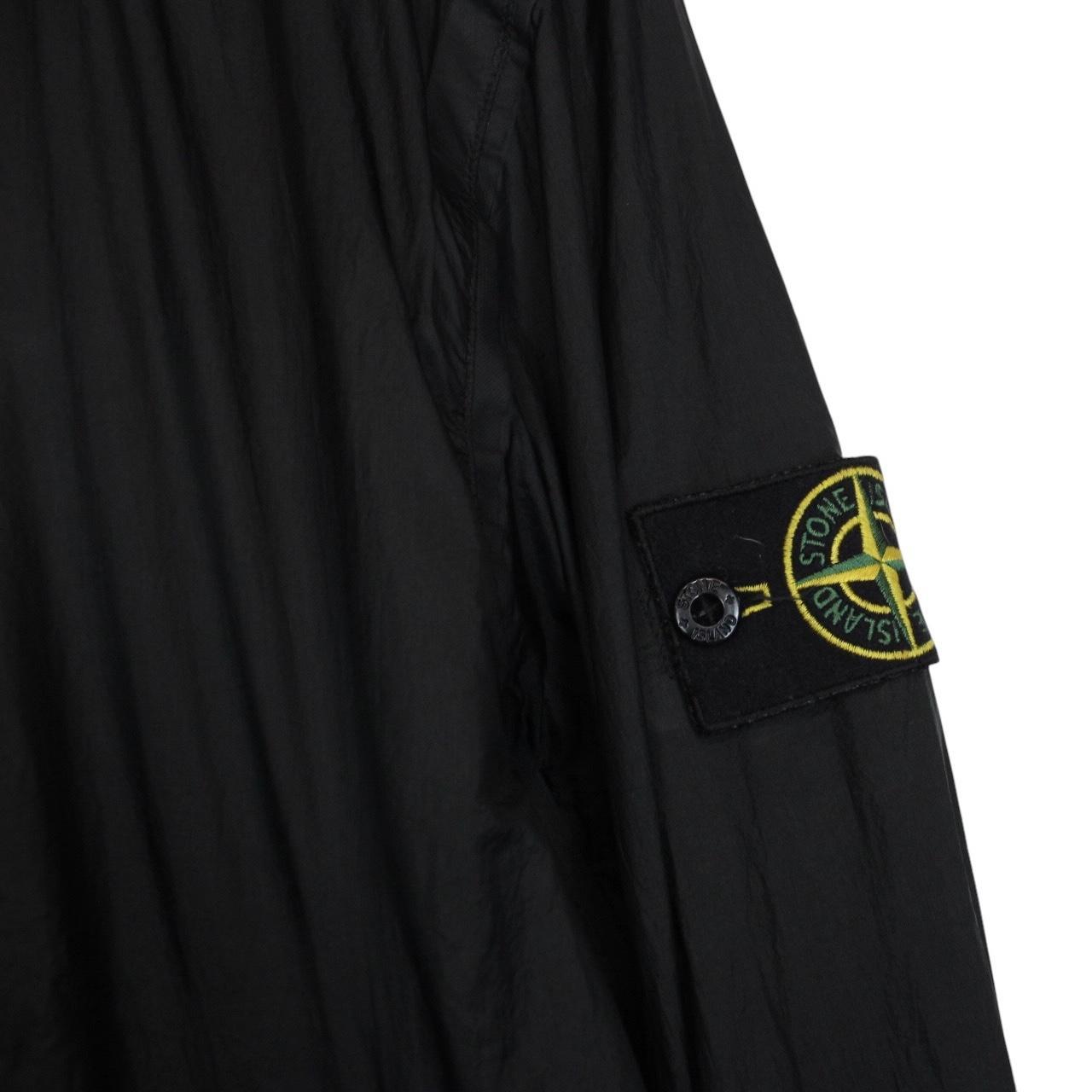 Stone Island SS 2015 Black Full Zip Nylon Bomber Jacket