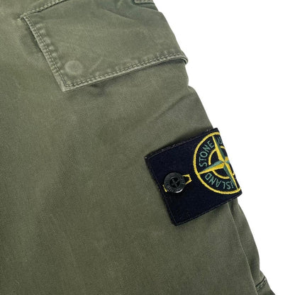 Stone Island AW 2022 Green Skinny Fit Cargo Trousers