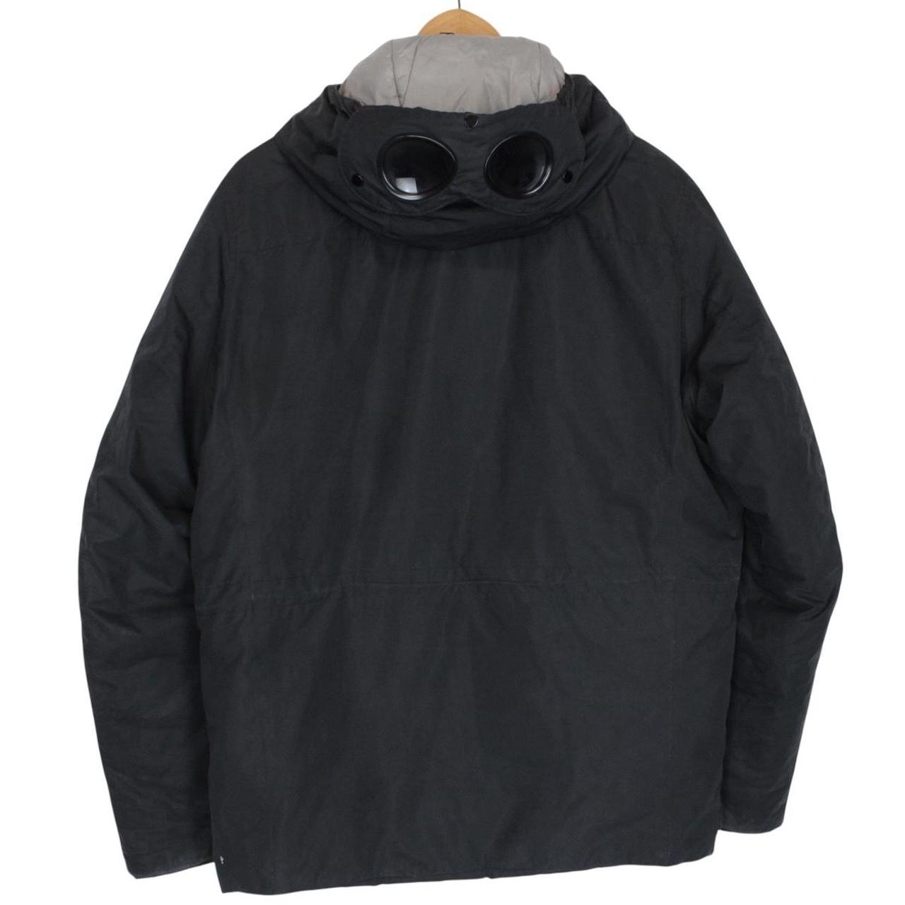 CP Company Micro-M Navy Blue Full Zip Padded Goggle Jacket