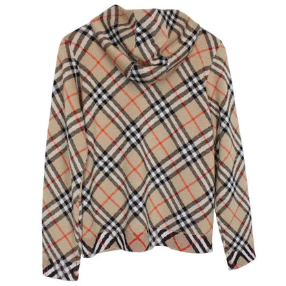 Burberry Tan Brown Archive Nova Check Full Zip Hoodie Jumper