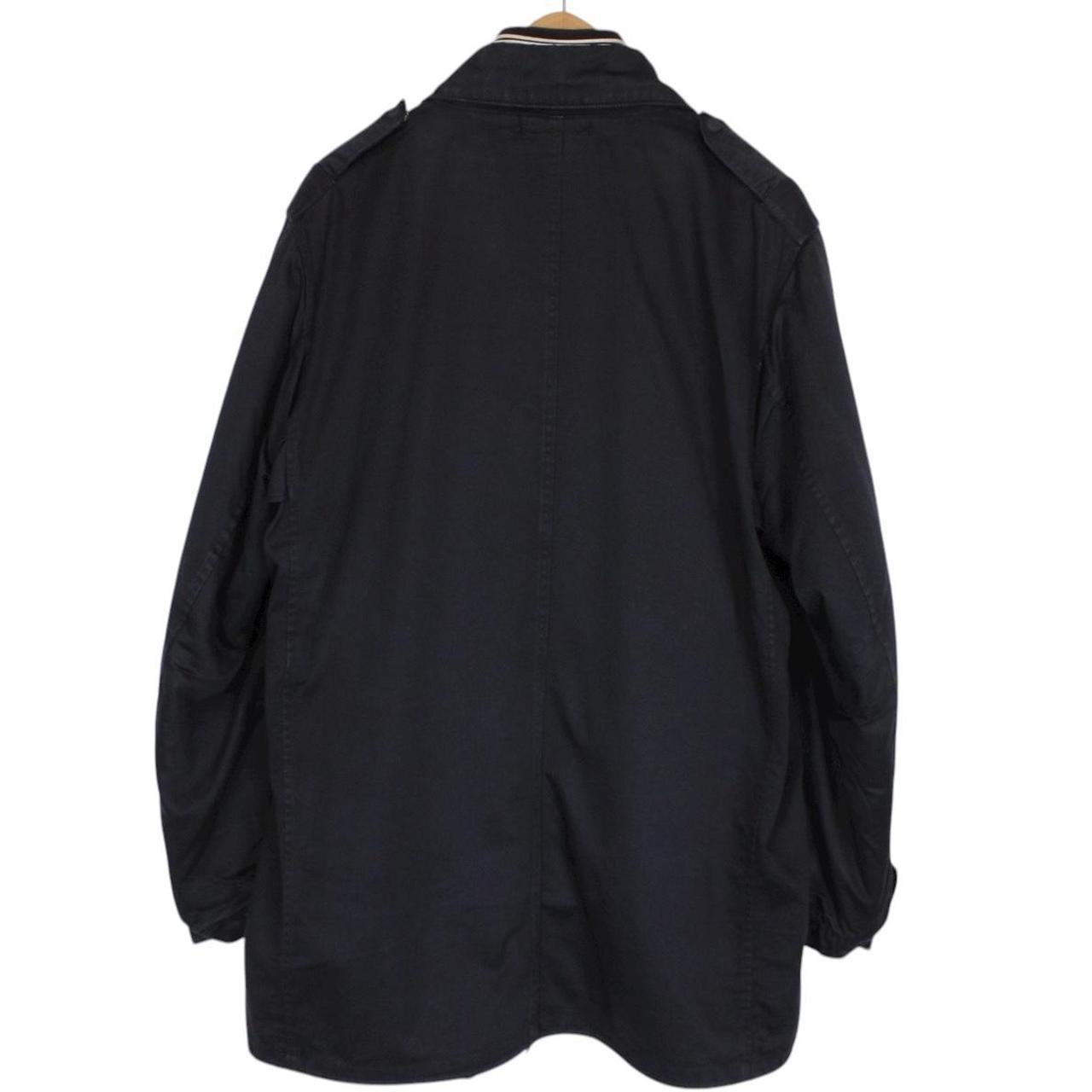 Vintage Stone Island AW 2007 Navy Blue Raso Gommato Dutch Rope Jacket
