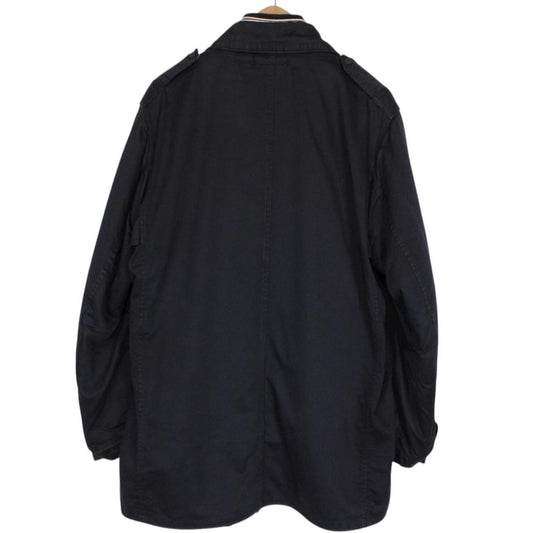 Vintage Stone Island AW 2007 Navy Blue Raso Gommato Dutch Rope Jacket