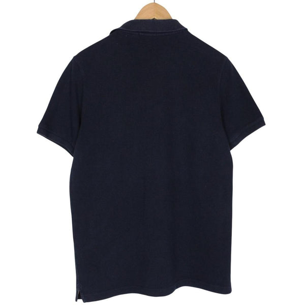 Burberry Brit Navy Blue Nova Check Short Sleeve Cotton Polo Shirt